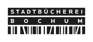 Logo der Stadtbücherei Bochum mit stilisiertem Barcode-Design.